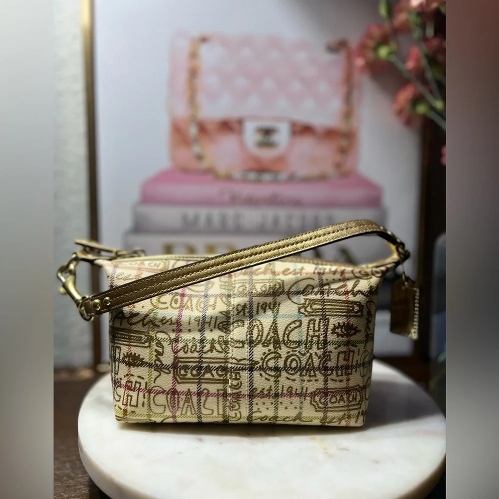 Coach Multicolor Script Mini Bag - Picture 7 of 8